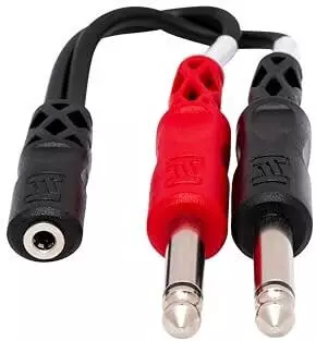 Hosa Technology YMP-434 (Winkeladapter) Audio Adapter Schwarz
