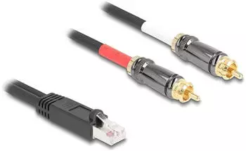 DeLock 88171 - Cinch Audio Extender & Adapter Cat. 5 2 m (999934938)
