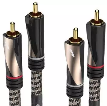 Avinity Audio-Kabel 2 Cinch-Stecker 2 Cinch-Stecker Gewebe vergoldet 2 m (00107625)