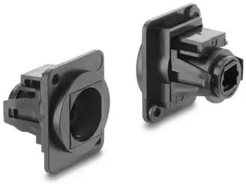 DeLock D-Typ Modul TOSLINK Buchse zu TOSLINK Buchse Kunststoff schwarz (92056)