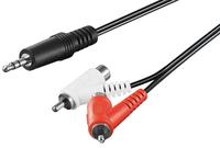 Audio Adapterkabel, 3,5 Mm Stecker Zu Cinch Stecker/buchse, Klinke 3,5 Mm Stecker