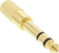 INLINE Audio Adapter, 6,3mm Klinke/3,5mm Klinke Bu, gold, Stereo