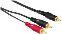 GOOBAY 50381, GOOBAY 50381 - RCA Audio-Video-Kabel, 3x Cinch-Stecker, 2 m,