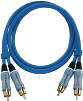 Cinch Audio Anschlusskabel [2x Cinch-Stecker - 2x Cinch-Stecker] 5.00 m Blau