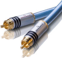 Oehlbach 13202, Oehlbach Cinch Audio Anschlusskabel [2x Cinch-Stecker - 2x