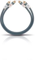 Cinch Audio Anschlusskabel [2x Cinch-Stecker - 2x Cinch-Stecker] 0.50 m Anthrazit