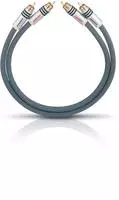 Oehlbach - Cinch Audio Anschlusskabel [2x Cinch-stecker - 2x Cinch-stecker] 1.00 M