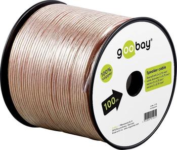 Goobay 15123 Lautsprecherkabel OFC 2 x 0,75 mm² (25m)