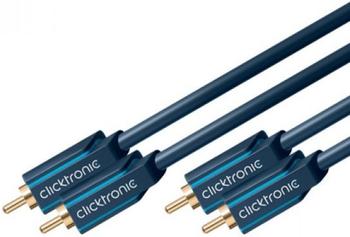 Clicktronic 70385 Stereo Cinch-Koaxialkabel (15m)