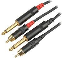 Cordial CFU1,5PC, Cordial CFU1,5PC Audio Adapterkabel [2x Klinkenstecker 6.35mm - 2x