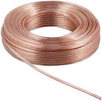 Goobay - Lautsprecherkabel Transparent, 10 M Rolle, Querschnitt 2 X 0,5 Mm2, Cu.