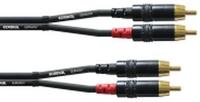 Cordial 10596, Cordial CFU 3 CC Cinchkabel 3 m Schwarz