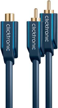 Clicktronic 70495 Y-Cinch-Adapter (0,1m)