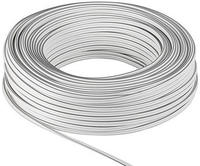 goobay Lautsprecherkabel CU 2 x 0,5 mm wei&szlig; 25 m Rolle