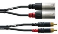 Cordial CFU1,5MC, Cordial CFU 1,5 MC Audio Adapterkabel [2x XLR-Stecker - 2x