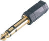 Vivanco Audioadapter, 6,3mm Klinkenstecker <-> 3,5mm Klinkenkupplung, vergoldete