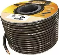 SOMMER CABLE Niedervolt Installationskabel 2x 0,75mm&sup2; weiss, f&uuml;r 12V-24V
