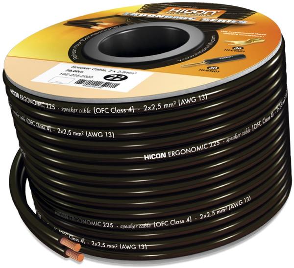 Sommer Cable HIE-225-2000 Hicon Ergonomic Lautsprecherkabel 2,5mm² (20m)