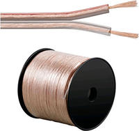 VALUE Lautsprecherkabel, transparent, 100m, 2,5mm2