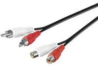 Stereo-verbindungskabel 2x Cinch, 2x Cinch-stecker (audio Links/rechts) 2x