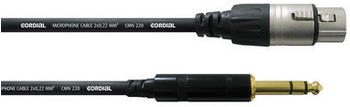 Cordial CFM 6 FV Sym. 6,3mm Klinken-Adapterkabel (6m)