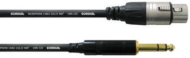 Cordial CFM 6 FV Sym. 6,3mm Klinken-Adapterkabel (6m)