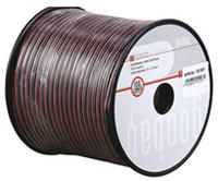 Goobay - Lautsprecherkabel Rotschwarz, 100 M Spule, Querschnitt 2 X 0,75 Mm2, Cu.