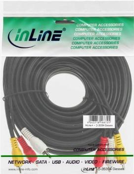 InLine 89650 Cinch-Kabel Audio/Video (0,5m)