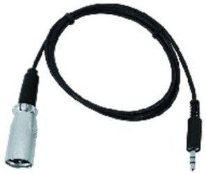 Eurolite 51916211 DMX-Adapter 3,5 Klinke-M / XLR-M (1m)