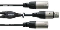 Cordial CFY0.3FMM, Cordial CFY0.3FMM XLR Adapterkabel [2x XLR-Stecker - 1x