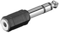 goobay 11100, goobay Klinken Adapter 3,5mm Stereo Klinkenkupplung - 6,3mm Stereo