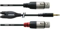 Cordial CFY1.8WFF, Cordial Audio Adapterkabel [1x Klinkenstecker 3.5mm - 2x