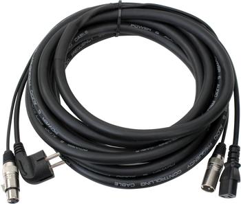 Pronomic 23254 Hybridkabel Strom/XLR-Audio (10m)