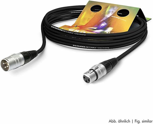 Sommer Cable SGHN-0100-SW STAGE 22 HIGHFLEX 2 x 0,22 mm² (1m)