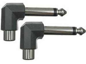 Hosa Technology GPR-123 6,3mm Winkel-Klinkenstecker (2 Stück)