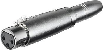 Goobay XLR 003 Adapter 6,3mm Klinke-F / XLR-F