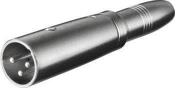 Goobay XLR 004 Adapter 6,3mm Klinke-F / XLR-M