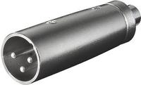 Goobay 27458 XLR Adapter, Cinch Buchse zu XLR Stecker - XLR-Stecker (3-Pin) >