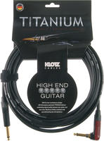 Klotz TIR Titanium Supreme Gitarrenkabel 6 m Klinke gerade-gewinkelt mit Goldkontakt