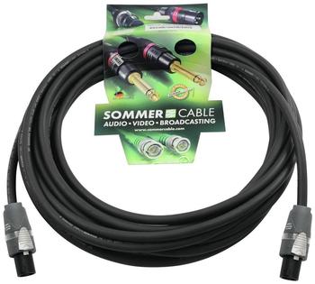Sommer Cable Lautsprecherkabel Speakon 2x4 10m sw