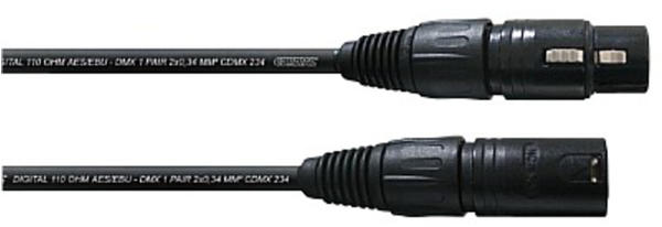 Neutrik DMX Kabel Cordial Digital mit XLR-Stecker, 10m