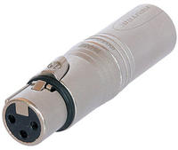 Neutrik NA3FM XLR-Adapter XLR-Buchse - XLR-Stecker 1St.