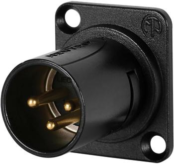 Neutrik NM 3 MD B XLR Einbaubuchse, Male