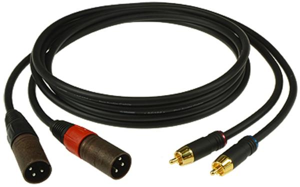 Klotz AL-RM0300 Audiokabel XLR male Cinch Stecker 3m, 2 Stück