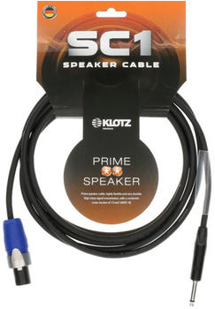 Klotz a-i-s Klotz SC1-SP01SW Lautsprecherkabel Speakon Klinke 1m 2x1,5mm²
