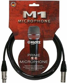 Klotz M1 Prime Mikrofonkabel 7,5m XLR/XLRschwarz