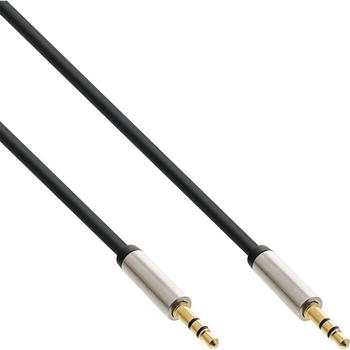 InLine 3 m Klinke Kabel Stereo Stecker 3,5 mm extra dünn