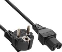 InLine - Stromkabel - IEC 60320 C15 bis CEE 7/7 (M)