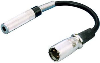 Monacor MCA-15/2 Adapterkabel- XLR-Stecker auf 6,3-mm-Klinkenkupplung, mono