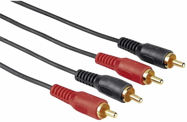 Hama 00011946 Audio-Kabel 2 Cinch-Stecker - 2 Cinch-Stecker 1,5 m (Schwarz)  Test TOP Angebote ab 4,49 € (Dezember 2022)